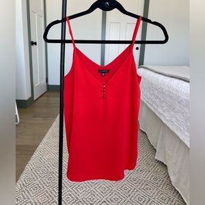 Dynamite tank top with gold button detailing.